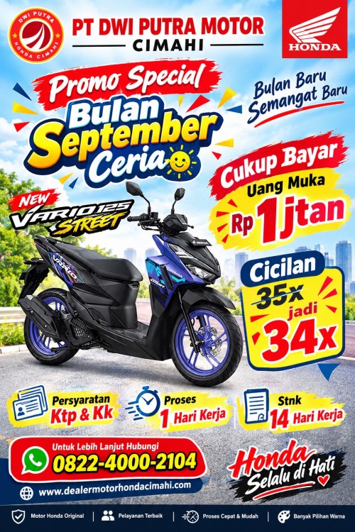 Motor Honda Cimahi News Vario 125 Street Promo Super